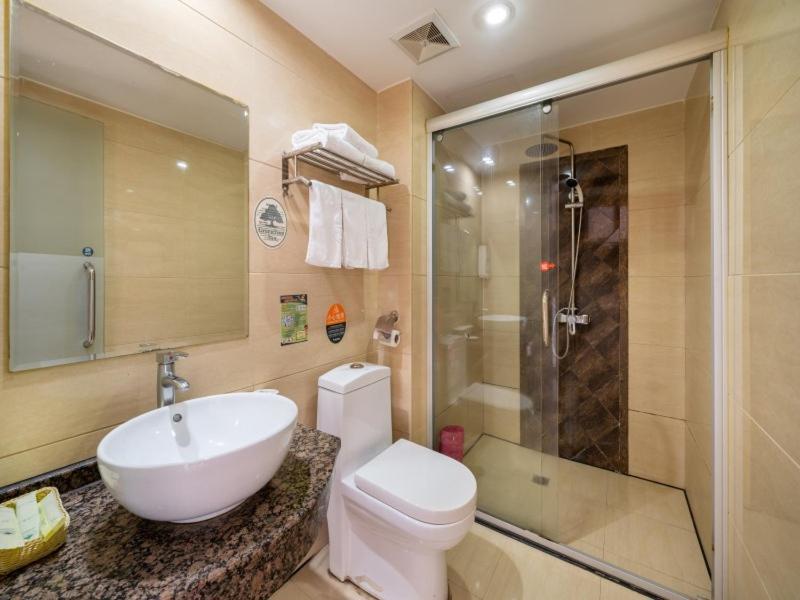 Greentree Inn Yiwu International Trade City Hotel Exterior foto
