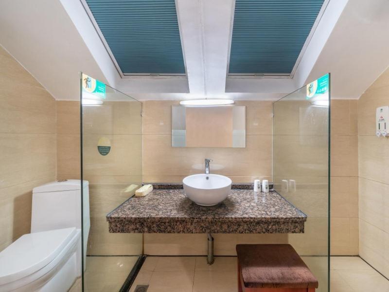 Greentree Inn Yiwu International Trade City Hotel Exterior foto